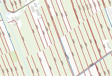 Digitale kaart met de gewijzigde schouwsloten. Digitale kaart met de gewijzigde schouwsloten.